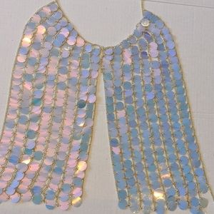 Iridescent Bubble Top